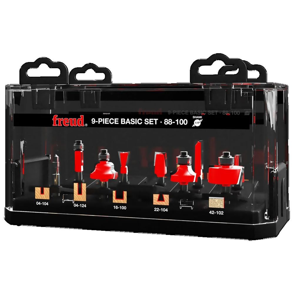 Freud 9 piece Basic Bit Set (1/4 In. Shank), large image number 1
