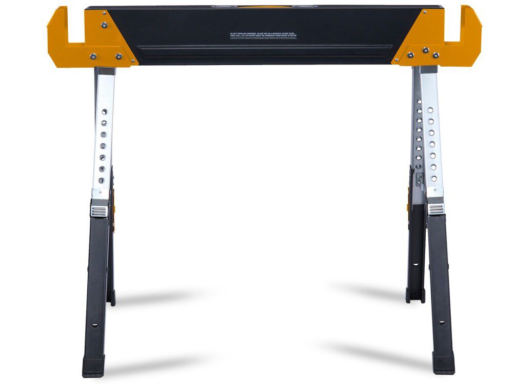 Toughbuilt SH60 40 x 32 Inch Steel Sawhorse Jobsite Table, 2 Pieces, large image number 5