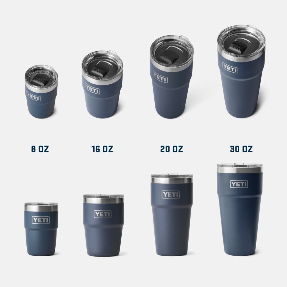 YETI Rambler 16 Oz Stackable Cup with Magslider Lid Navy, large image number 5