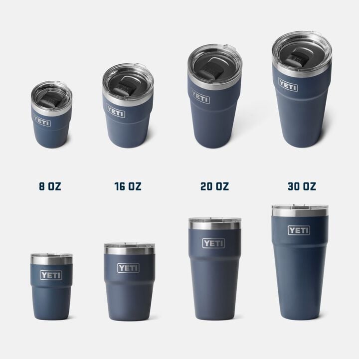 YETI Rambler 16 Oz Stackable Cup with Magslider Lid Navy, large image number 4