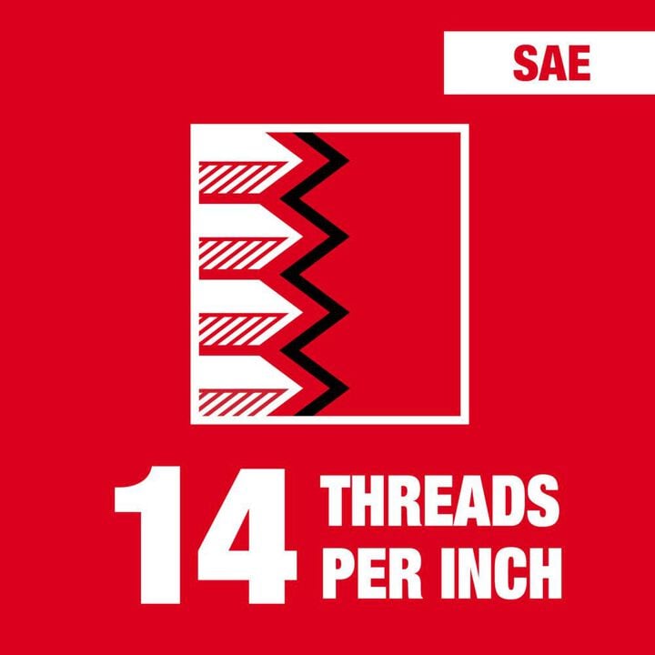 Milwaukee 7/16 in -14 NC 1-Inch Hex Threading Die, large image number 1
