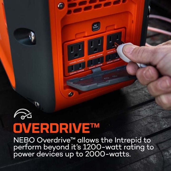 Nebo Intrepid 1000 Watt Lithium-Ion Battery Solar Portable Power Station, large image number 5