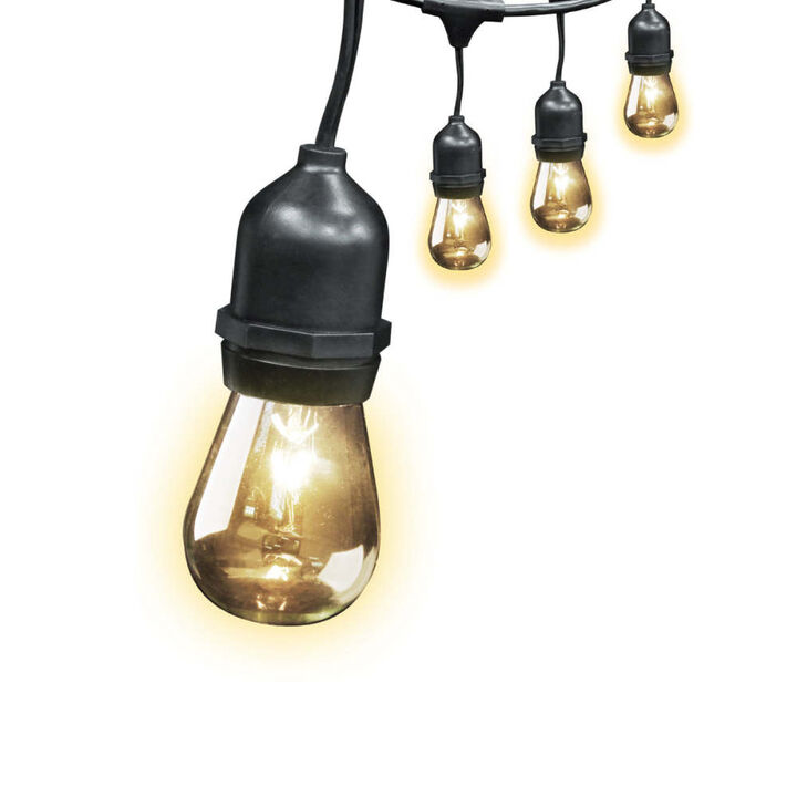 Feit Electric 20 Ft. Length 120V 11W Incandescent String Light Set Amber