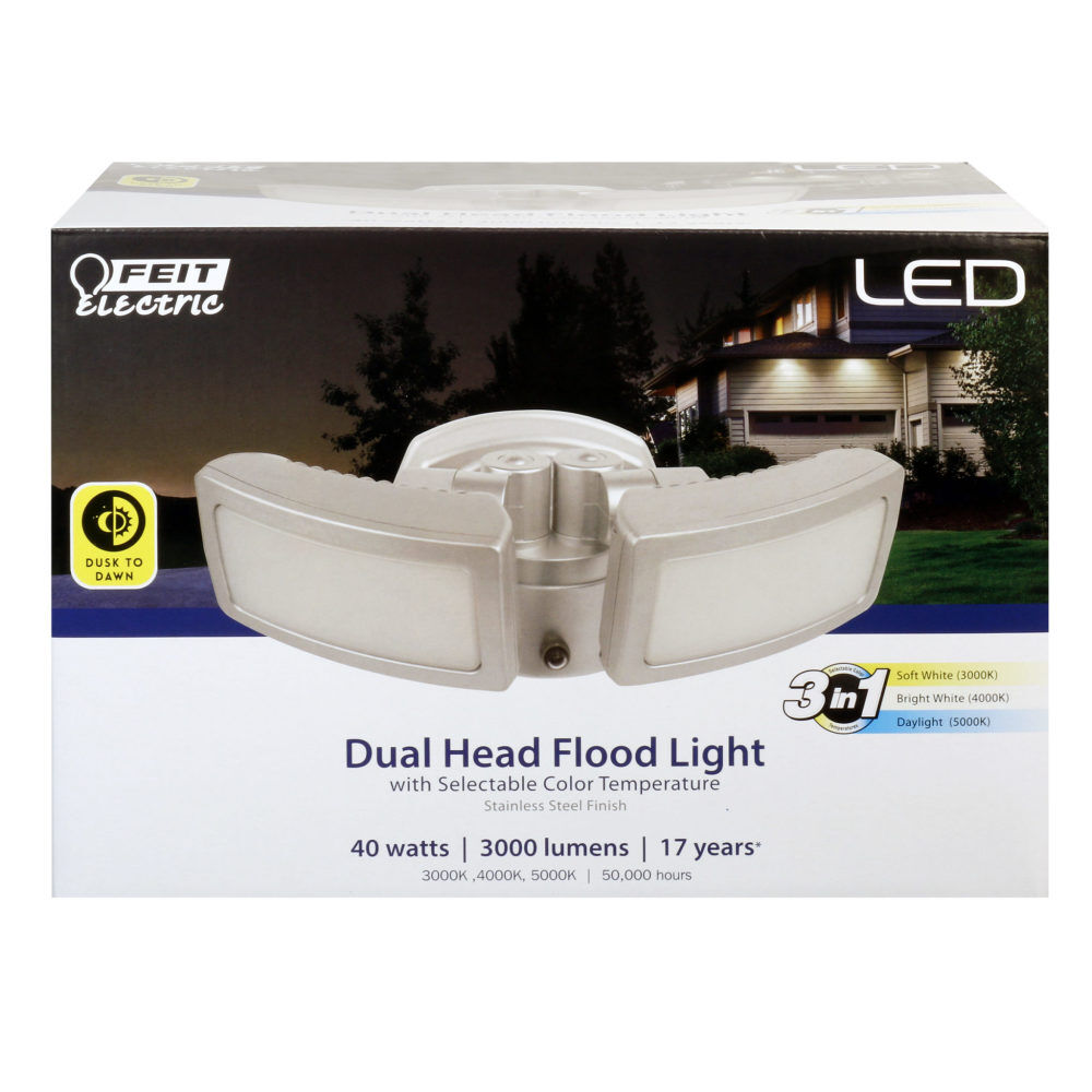 Feit electric dual top head flood light