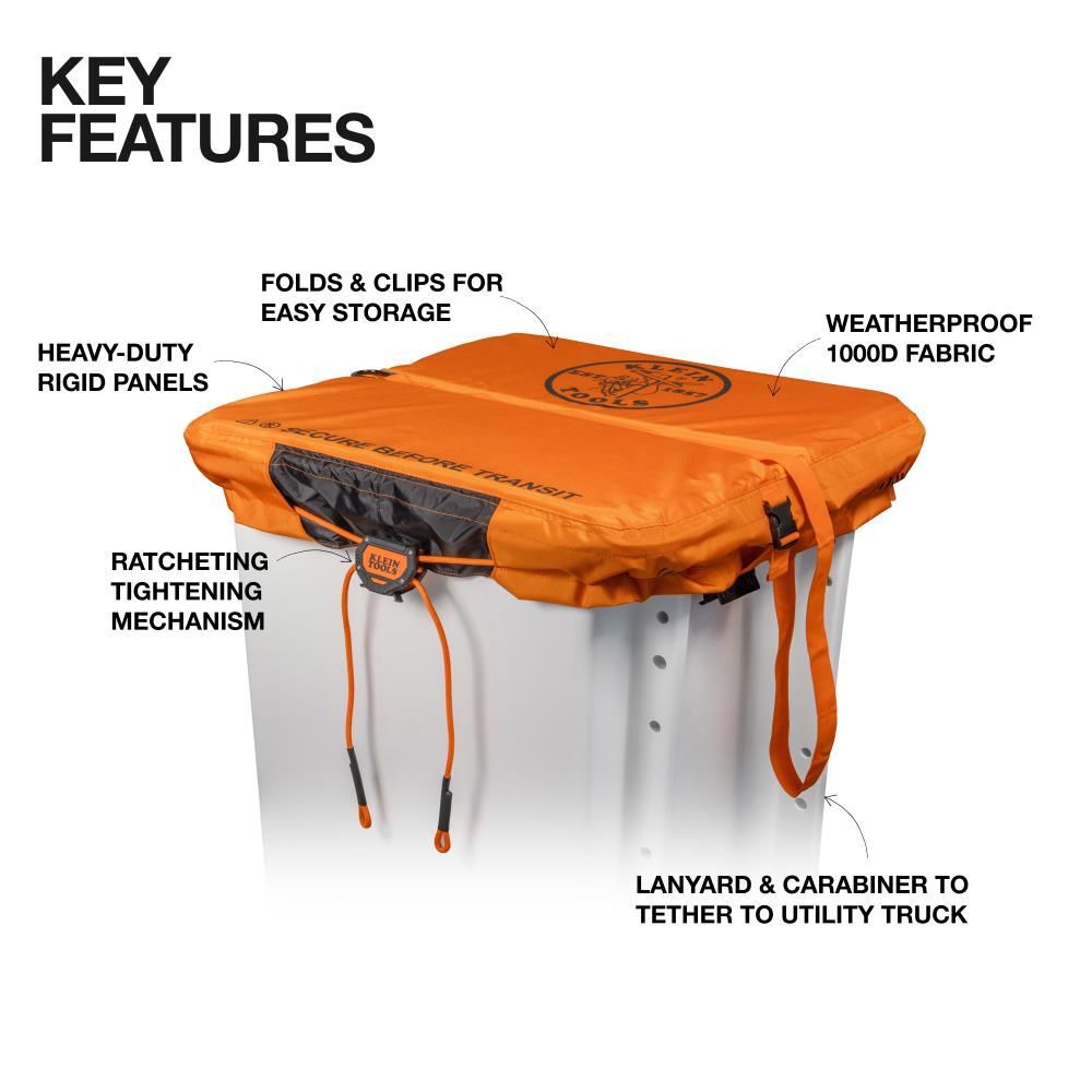 Klein Tools 1-Man Bucket Cover, large image number 2