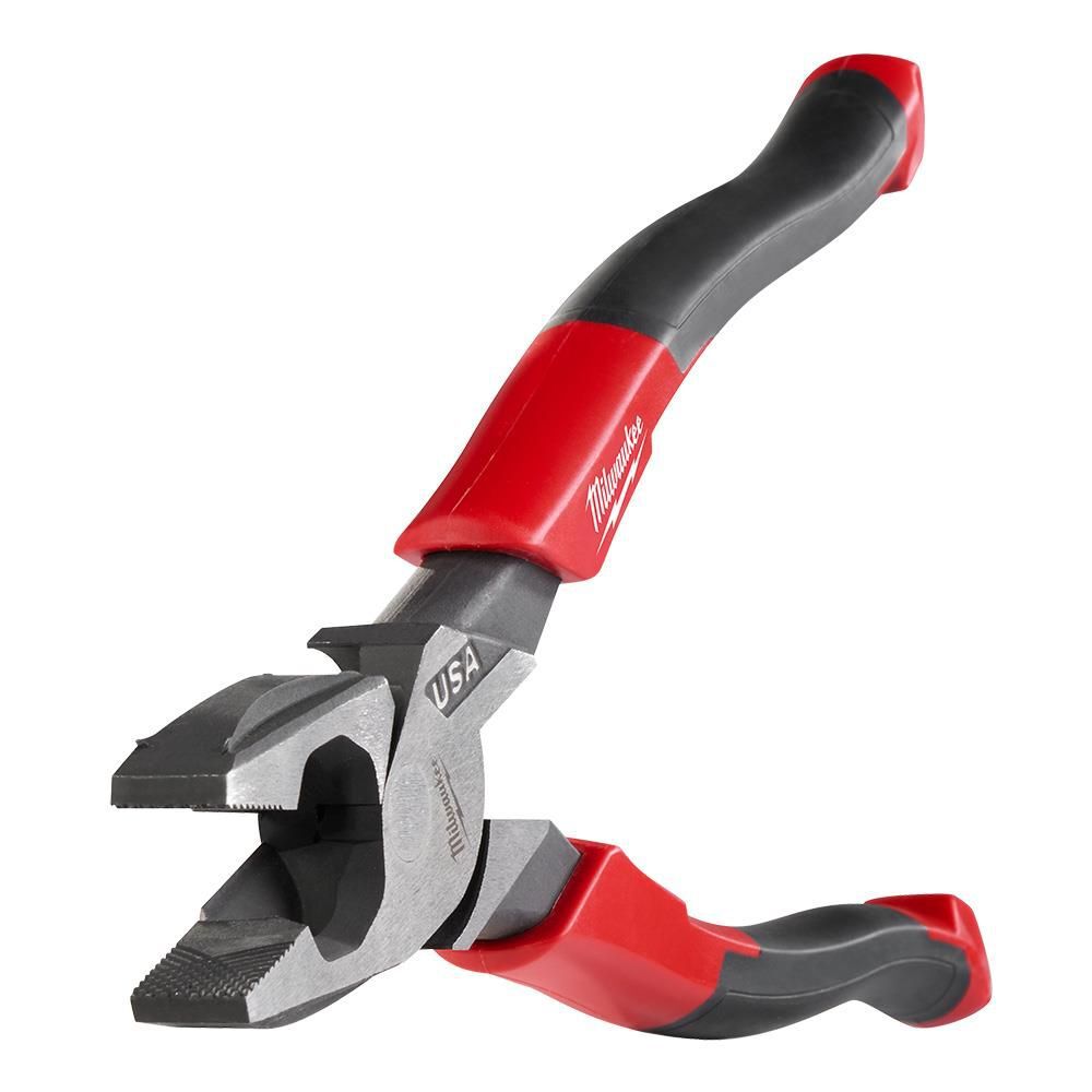 Milwaukee 9inch Linemans Comfort Grip Pliers (USA), large image number 8
