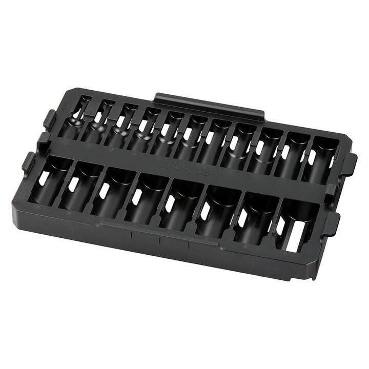 Milwaukee SHOCKWAVE Impact Duty Socket 3/8 Dr 19pc Tray Only, large image number 0