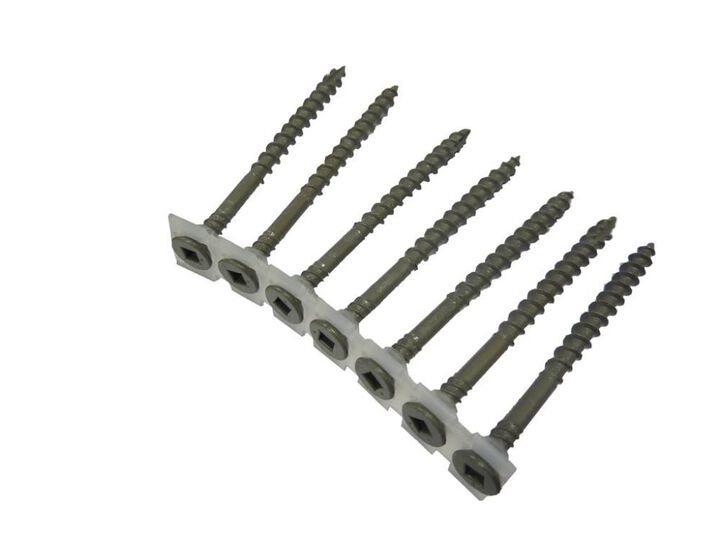 B and C Eagle #8 x 2-1/2 Inch Exterior Collated Screws