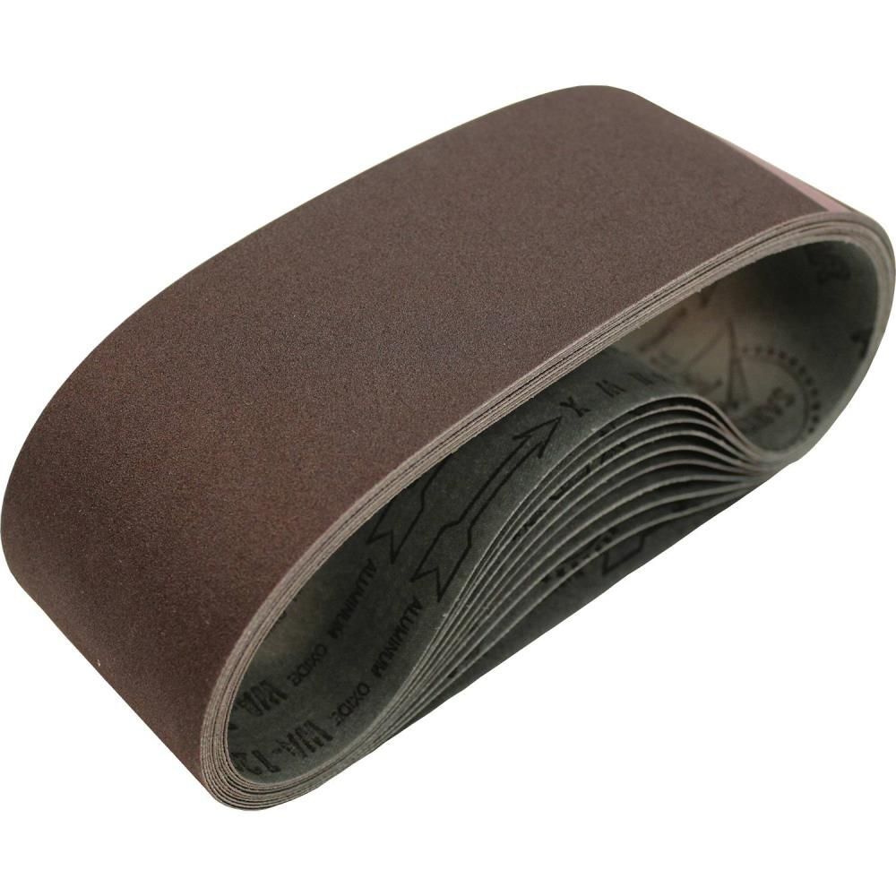 Makita 3 Inch x 21 Inch Abrasive Belt, 100 Grit, 10 Pack, large image number 1