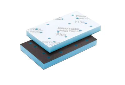 80 x 133 mm 240-320 Fine Grit Granat Profile Abrasive Sheet, 10 Pieces