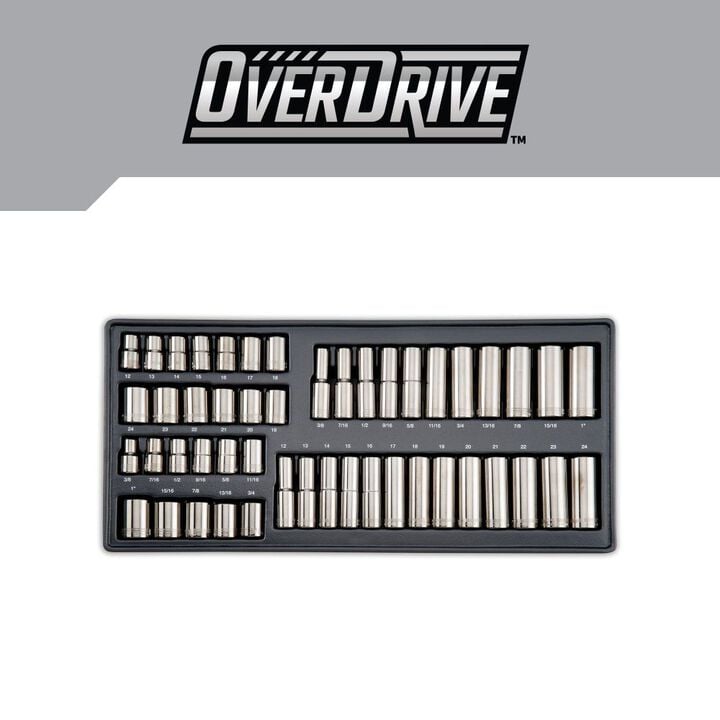 CRAFTSMAN OVERDRIVE SAE & Metric Mechanics Tool Set 284 Pieces, large image number 3