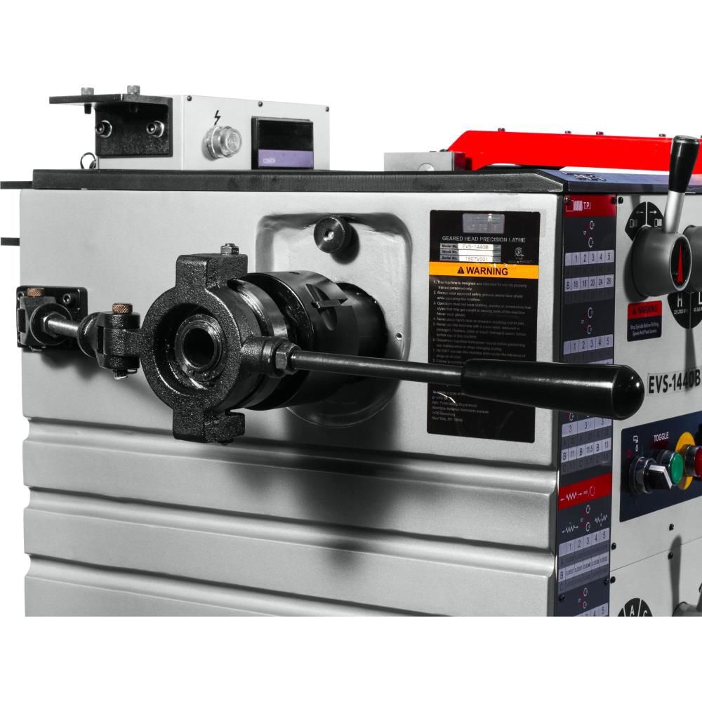 JET 14 x 40 Lathe with Taper Attachment & Collet Closer, large image number 2