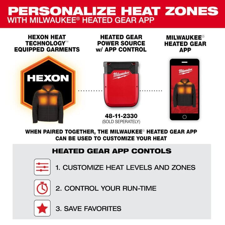 Milwaukee M12 Heated AXIS Vest Kit, large image number 10