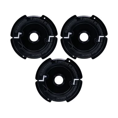 Black and Decker 0.065In Afs String Trimmer Spool 3pk AF-100-3 from Black  and Decker - Acme Tools