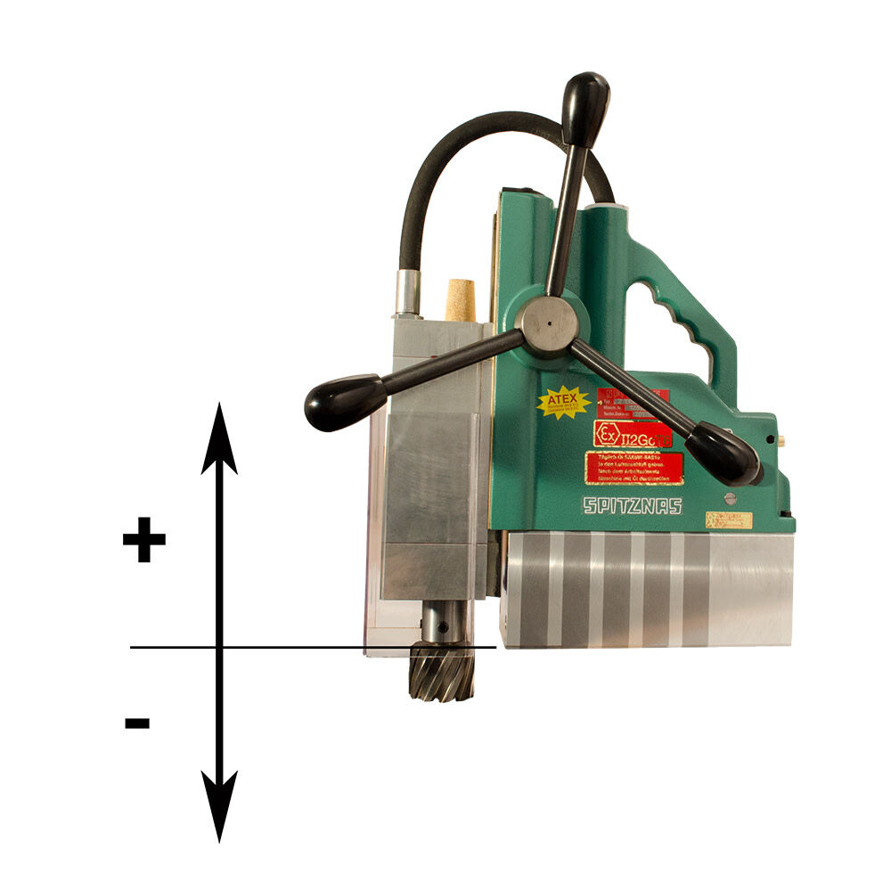 CS Unitec Airbor 2-1/16 Inch Air Magnetic Drill with Extended Stroke, large image number 2