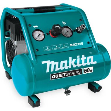 Makita Quiet Series Air Compressor 1 HP 2 Gallon Oil Free Electric