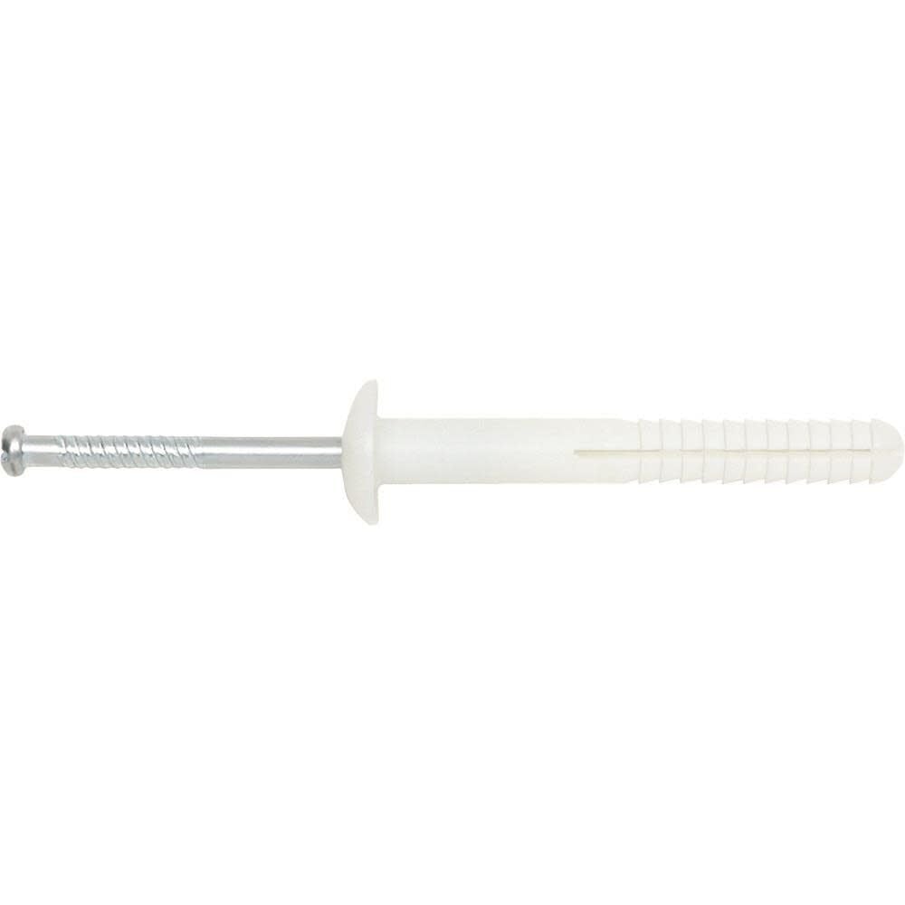 DEWALT Impact Nail & Pin Anchors NYLON NAILIN MH 1/4 X 1 QTY: 100 - 02523-PWR