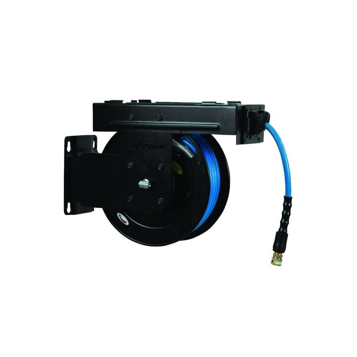 BluBird Blu Shield 1/4 Inch x 50 Ft Pressure Washer Hose Reel Kit, large image number 6