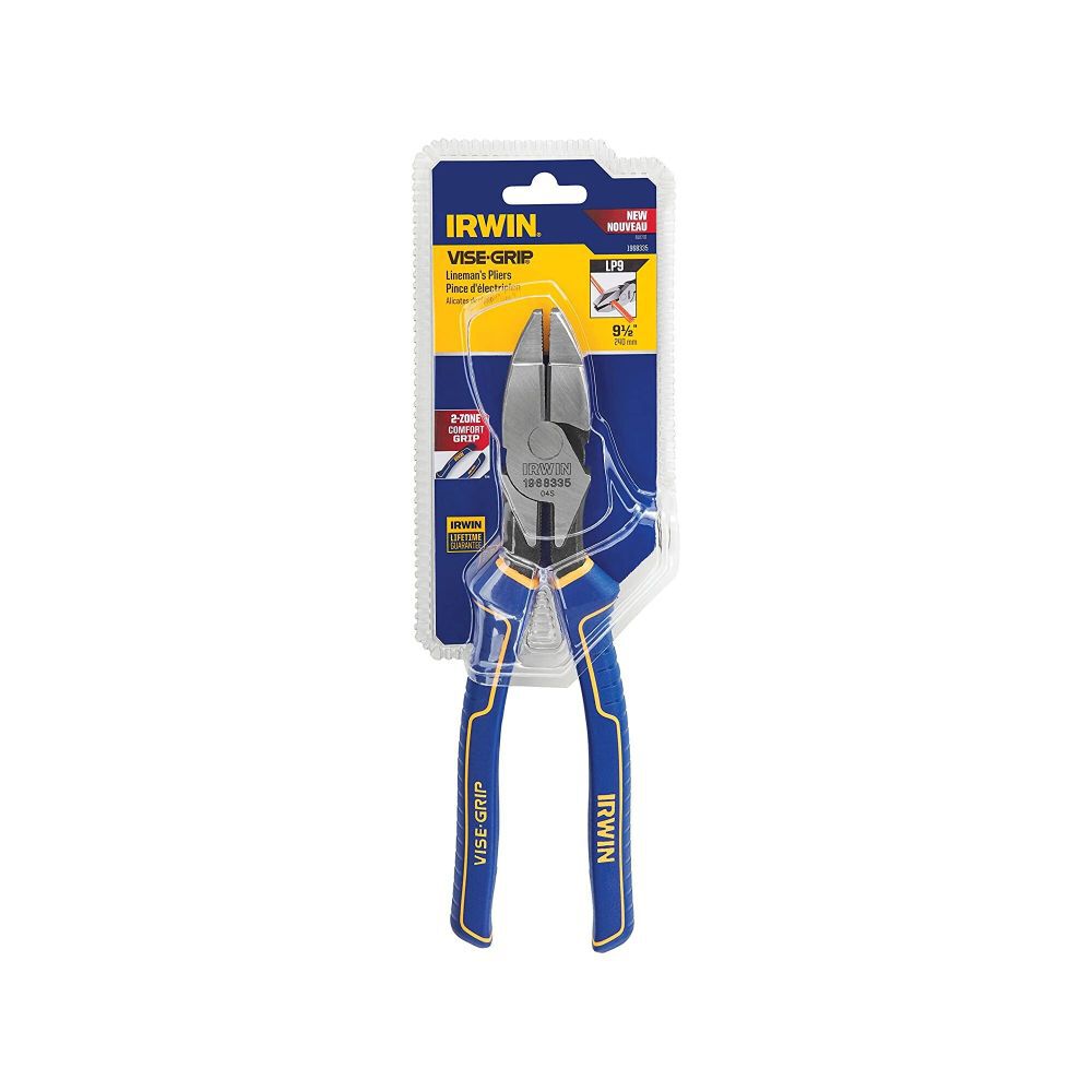 Irwin 91/2in ViseGrip Lineman Pliers 1968335 from Irwin Acme Tools