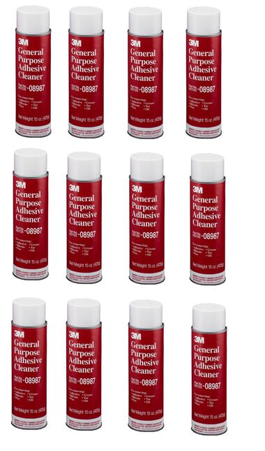 3M Adhesive Cleaner 15 oz Net wt 12 Pack