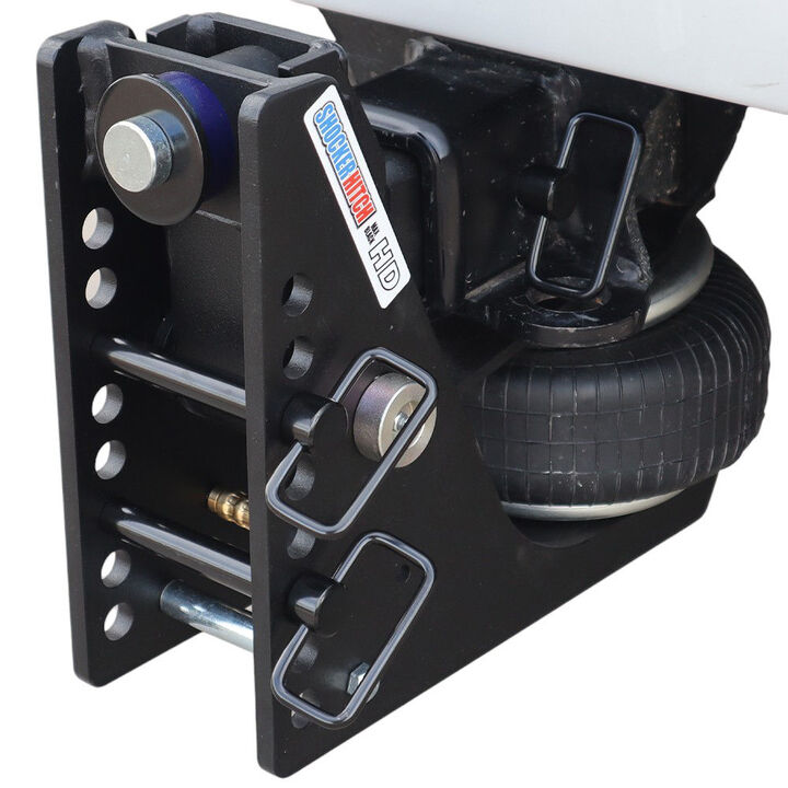 Shocker Hitch 20K Max Black 2.5in Air Receiver Hitch Base Frame with 2 D-Handle Pins, large image number 1