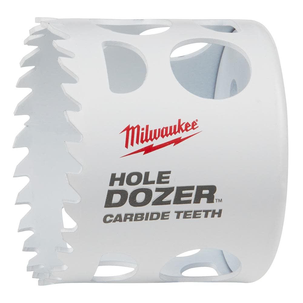 Milwaukee 2-3/8inch HOLE DOZER with Carbide Teeth Hole Saw – 49-56-0726