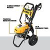 DEWALT 2400 PSI 1.1 GPM Electric Cold Water Pressure Washer with 5 Spray Nozzles, small image number 3