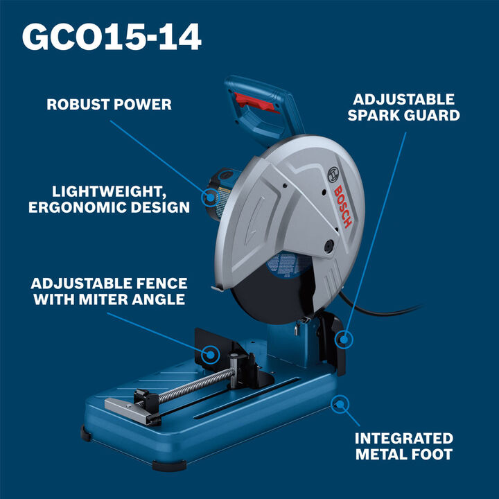 Bosch 15 Amp 14 Inch Abrasive Cut Off Machine, Reconditioned, large image number 1