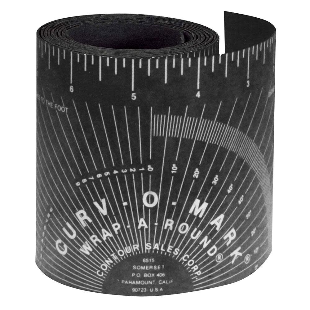 Jackson Safety Flexible Wrap-A-Round Pipe Marking Tool 4 In. to 12 In. Pipe Diameter Black XL, large image number 3