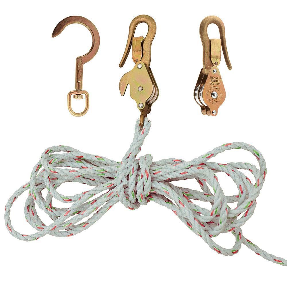 Klein Tools Block & Tackle w/Guarded Snap/Hooks, large image number 1