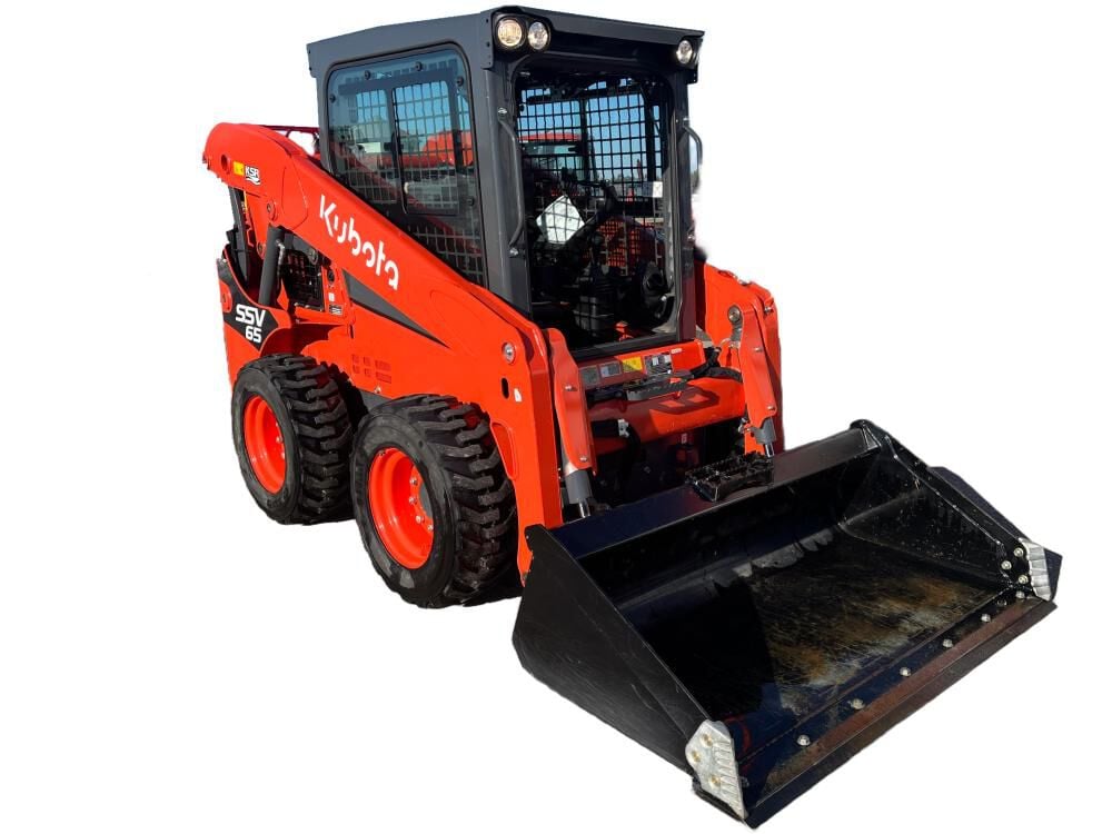 Kubota SSV65PHFRC 64HP Diesel Powered Wheeled Skid Steer Loader – Used 2023