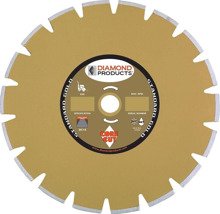 Diamond Products 14 Inch Standard Segmented Rim Diamond Blade for General Purpose