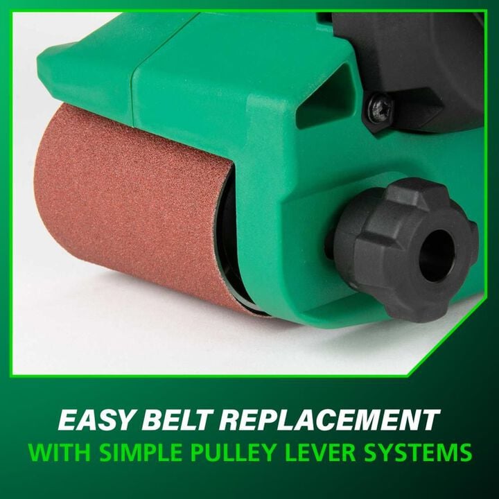 Metabo HPT 36V MultiVolt Cordless Brushless 3 Inch x 21 Inch Belt Sander (Bare Tool), large image number 8