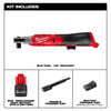 Milwaukee M12 FUEL 1/2 Inch Ratchet Kit, small image number 2
