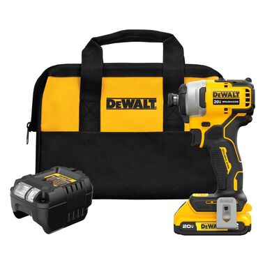 DEWALT ATOMIC 20V MAX Brushless Cordless Compact 1/4in Impact, large image number 1