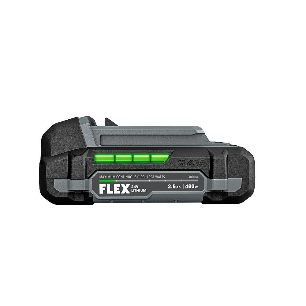 FLEX 24V 2.5Ah Lithium Ion Power Tool Battery Pack with Fuel Indicator, large image number 2