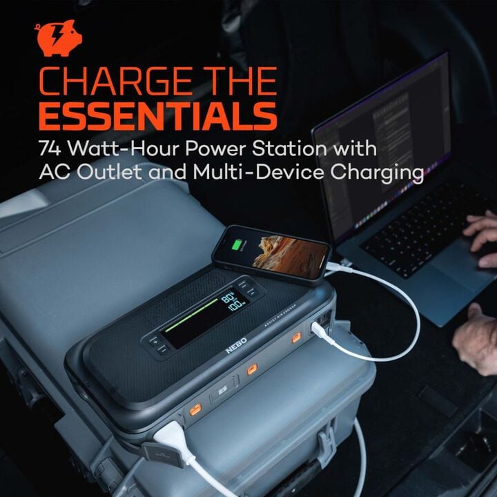 Nebo Assist Air 2500XP 12 V 2500 A USB-C Black/Orange Jump Starter, large image number 7