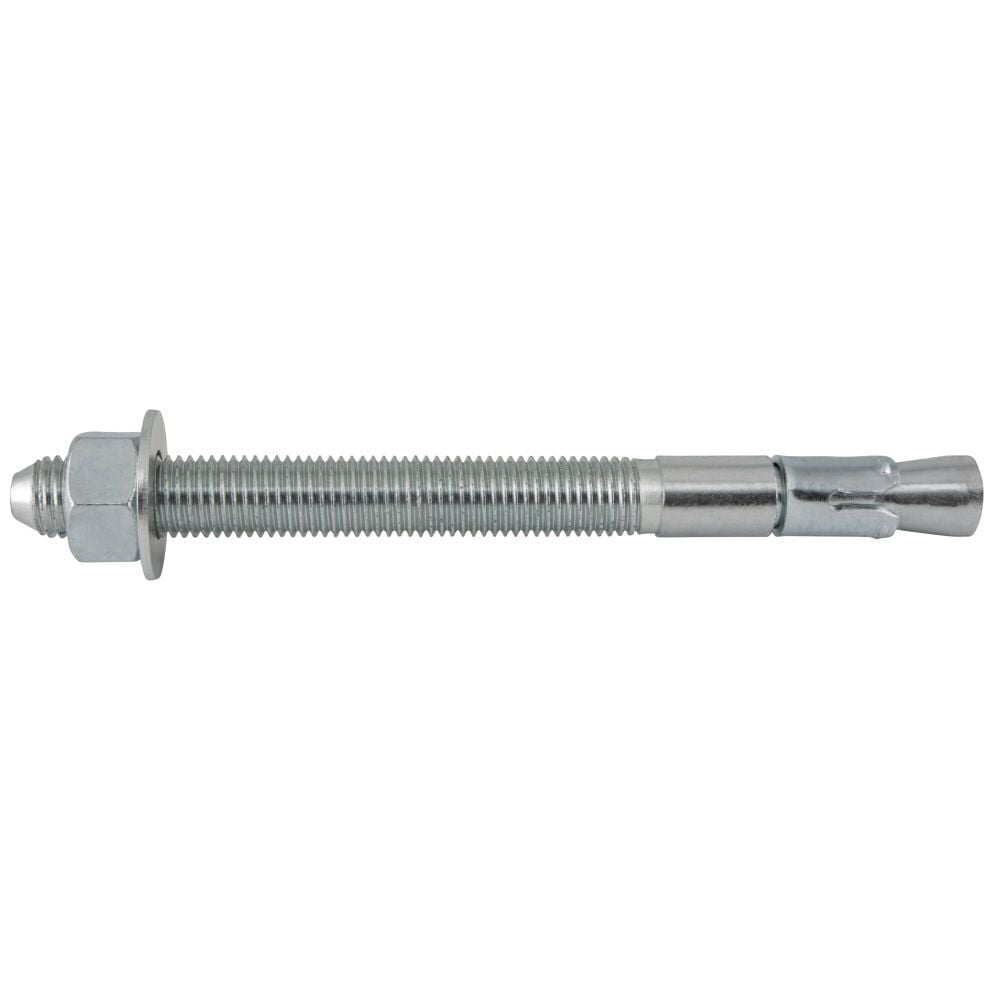 DEWALT 7/8 In. x 10 In. Power-Stud Carbon Steel Wedge Expansion Anchor – 10 Anchors – 7454SD1-PWR