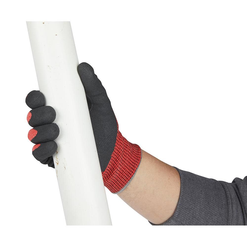 Milwaukee Cut Level 4 Nitrile Gloves Dipped, large image number 6