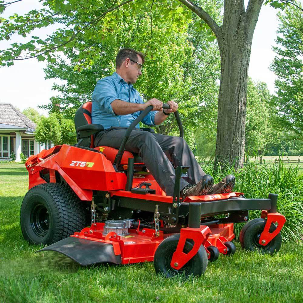 Battery powered zero best sale turn lawn mower