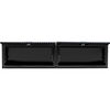 Buyers Products Company 18x16x72 Inch Gloss Black Diamond Tread Aluminum Topsider Truck Box with Flip-Up Doors, small image number 2