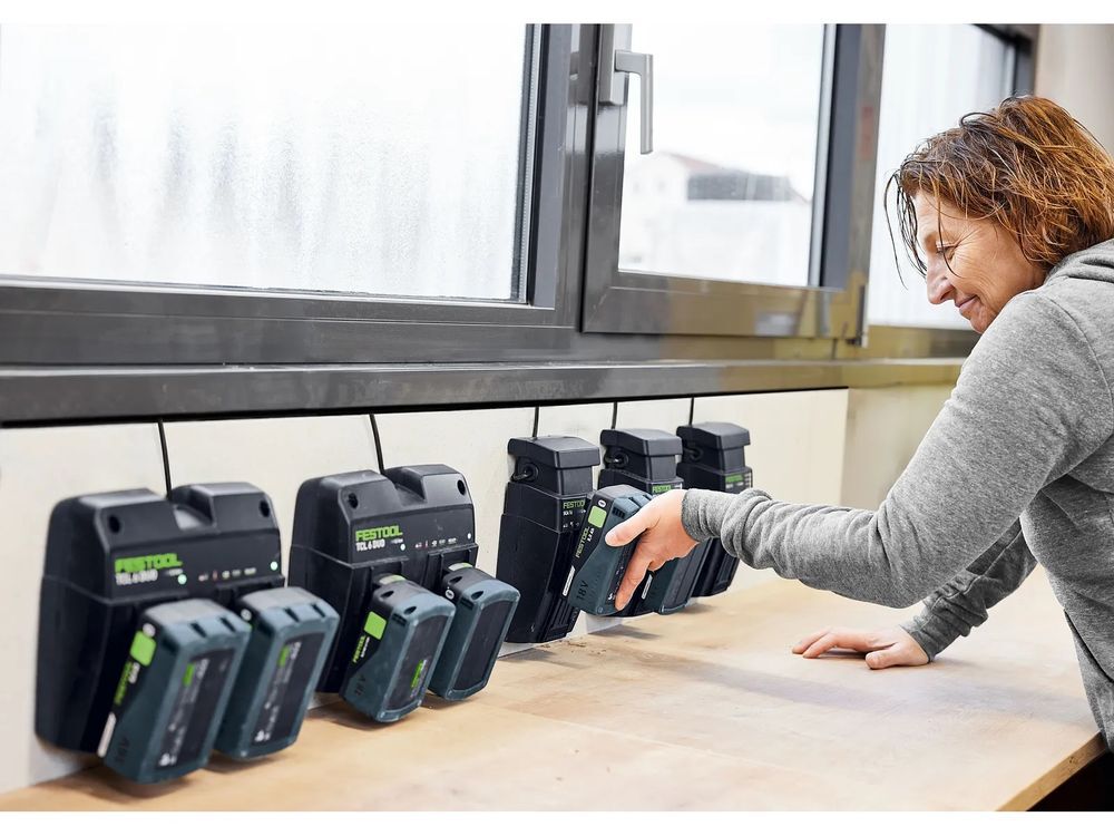 Festool 18V 5Ah Lithium Ion Power Tool Battery Pack with Fuel Indicator Energy Set (2 Pack), large image number 3