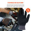 Ergodyne 7101 Full Nitrile Dipped Impact Gloves Medium Black, small image number 5