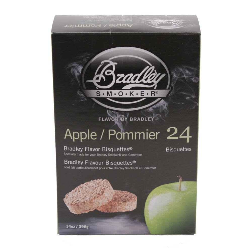 Bradley Smoker 24-Pack Apple Bisquettes – BTAP24