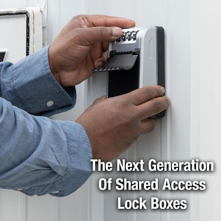 Master Lock 3 Inch Metal Body 4-Digit Locking Combination Wall Mount Lock Box, large image number 6