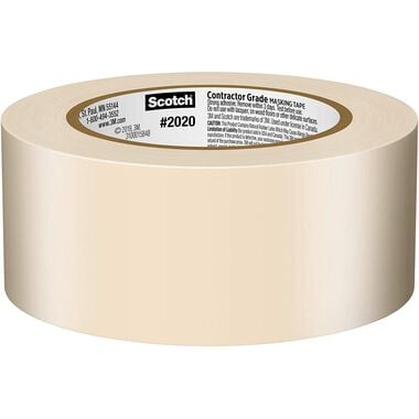 3M Scotch Masking Tape 0.94in x 60yd Contractor Grade 9pk