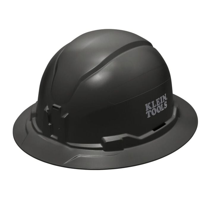 Klein Tools Full Brim Non-Vented Hard Hat Black