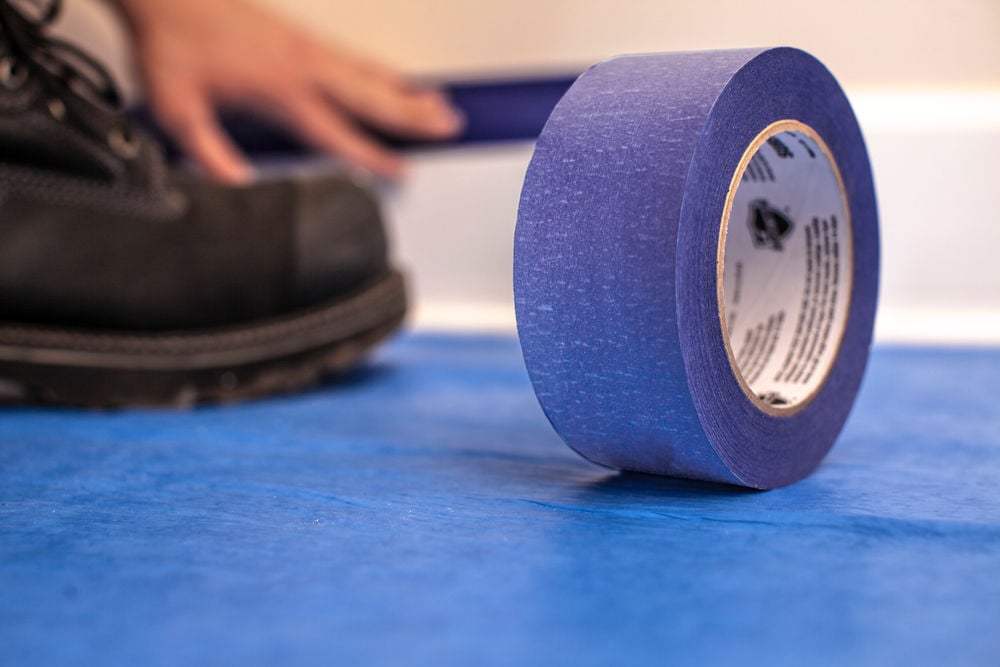 Surface Shield Blue Flooring Tape, 2 Inch x 180 Ft., large image number 8