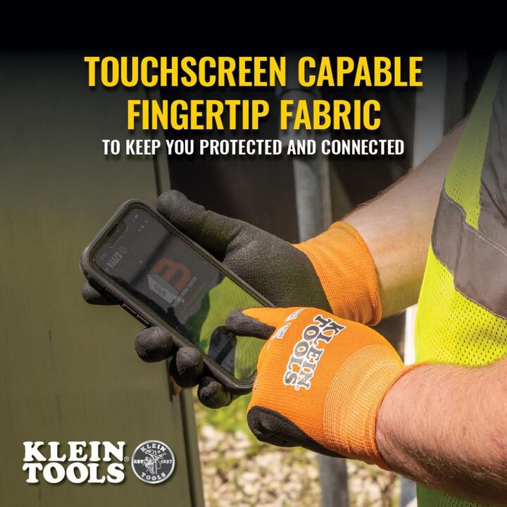 Klein Tools Promotional A1 Cut Knit Dipped Gloves, XL, 2pk, large image number 2