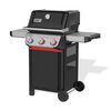 Weber Spirit E-325 26.6 Inch 3 Burner 31000 BTU Black Liquid Propane Gas Grill, small image number 2